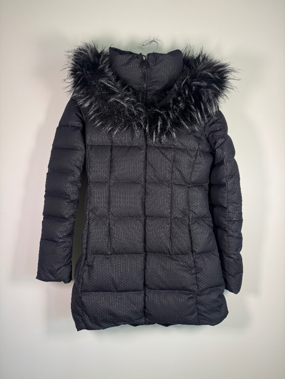 The North Face Hey Mama Parkina 550 Down Black Puffer Parka Coat Jacket Size S
